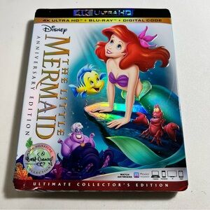 Disney The Little Mermaid Blue Ray DVD New